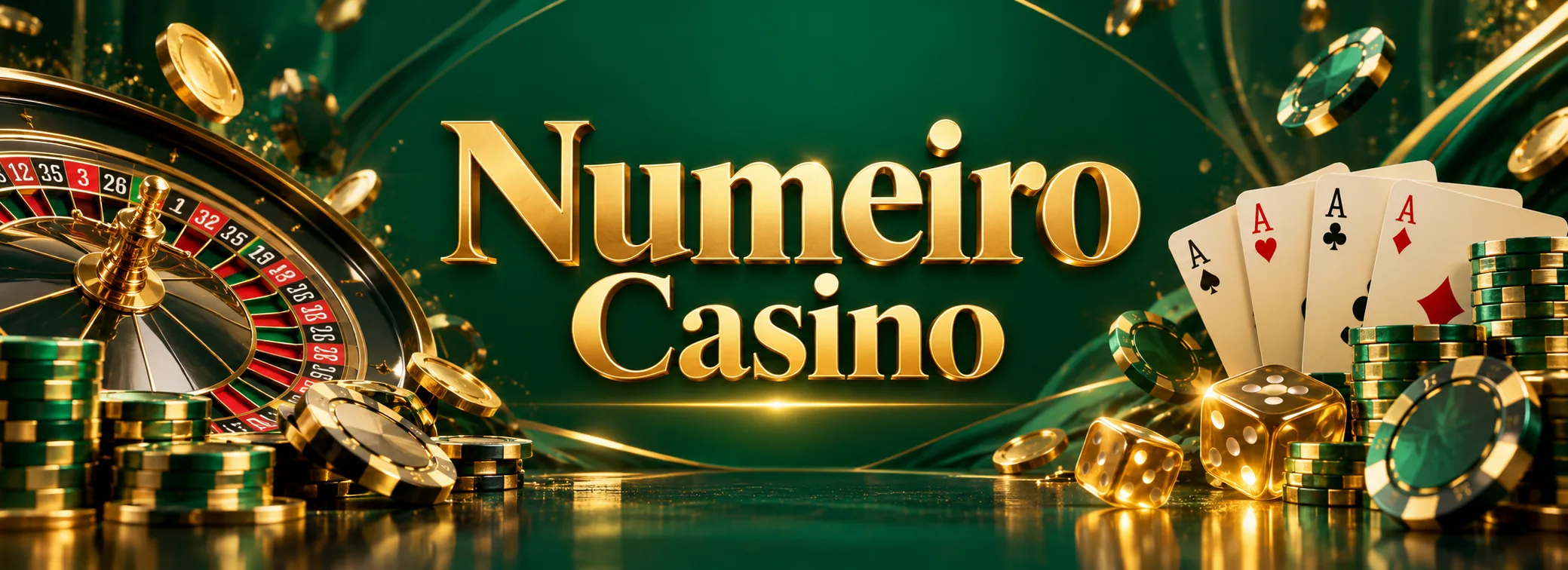Banner do Numeiro Casino com bónus de boas-vindas de 250€ e 150 rodadas grátis